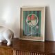 Amleto Dalla Costa, original serigraph framed, Milan Italy 1980s