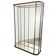 Large Antique Museum Display Cabinet with Curved Glass