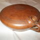 Flat stoneware dish