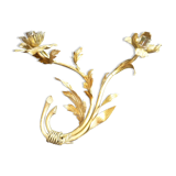 Orer brass flower sconce