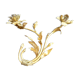 Orer brass flower sconce