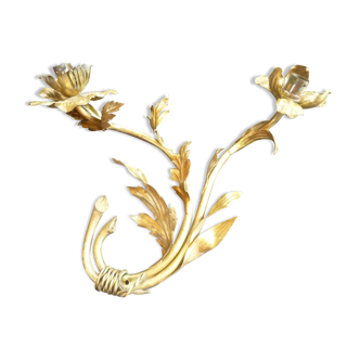 Orer brass flower sconce