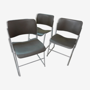 Brown chairs design david rowland 1964 howe 40-4