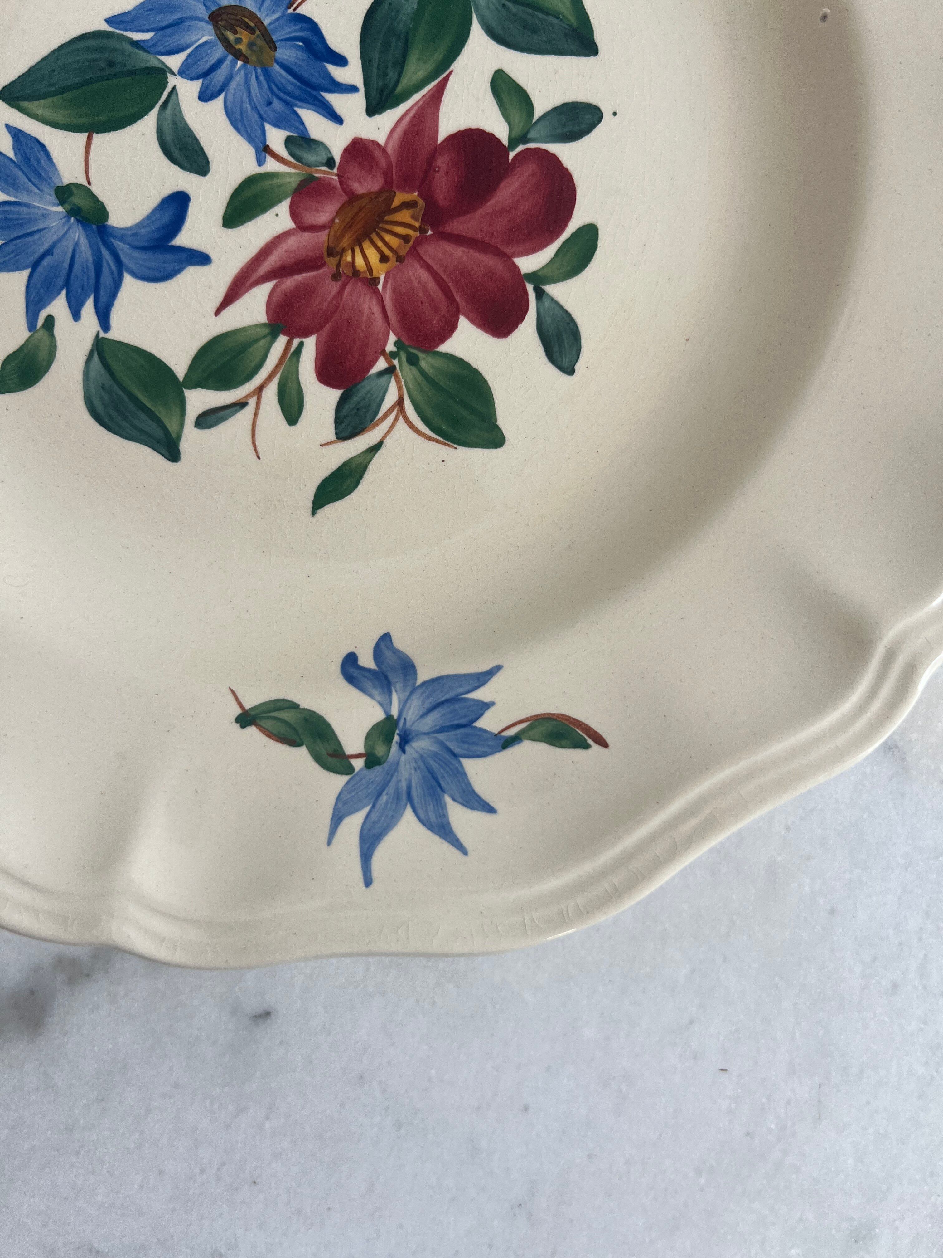 Plat de présentation, compotier Sarreguemines