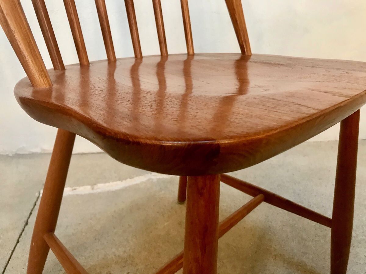 Windsor Side Chair by Erik Ole Jørgensen for Tram Chairs, Denmark 1960s