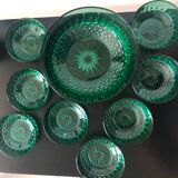 Dessert service Arcoroc emerald green