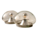 Set of 2 RZB Leuchten wall or ceiling lights in bubble glass, Germany, 1970s