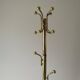 Free-standing coat rack in plexiglass with a marble base, 1960s, Germany.