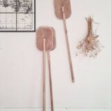 Antique single wooden paddle