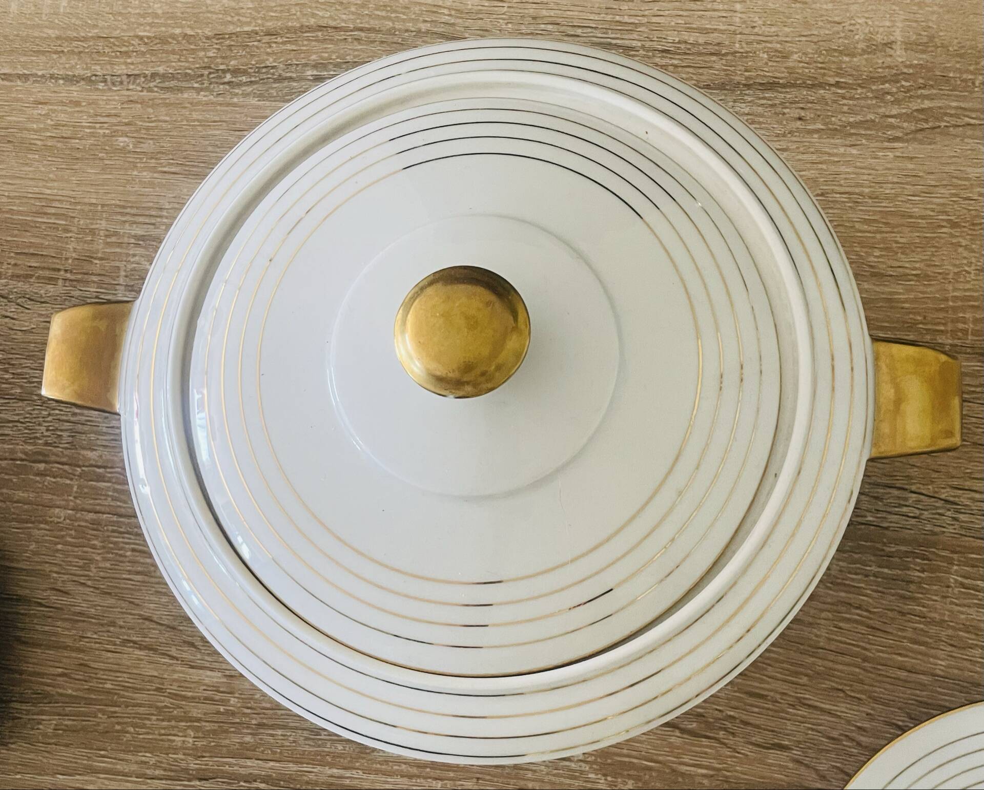 Soupière UHL France et saucière assortie