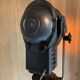 Cinema projector A.E Cremer Paris on its adjustable wooden foot circa 1960