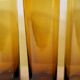 6 glasses amber glass