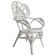 Chaise de salle à manger en rotin vintage