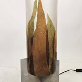 Italian table lamp with leaf theme