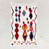Tapis berbère marocain coloré Azilal 1,18x0,79m