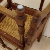 Pair of tanned chairs