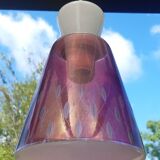 Vintage cut glass pendant light