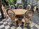 Vintage rattan garden furniture