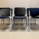 Set of 6 "GIANCARLO PIRETTI" chairs.