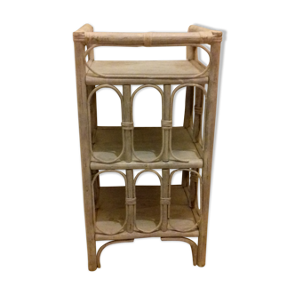 Rattan shelf