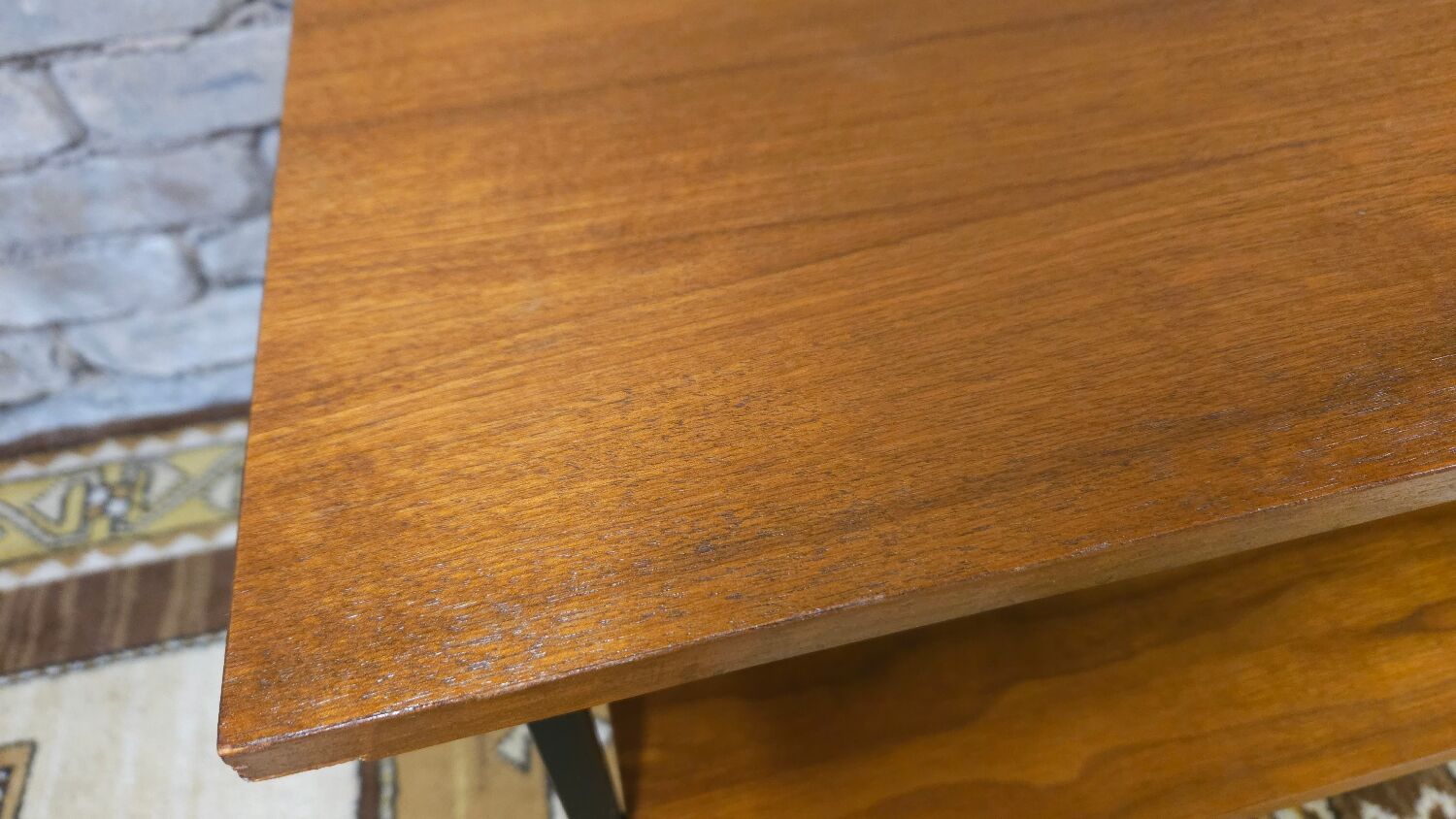 Small teak side table Jese Möbel 1960s vintage