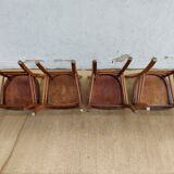 4 Mado wooden chairs, bistro