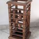 Vintage wooden umbrella stand