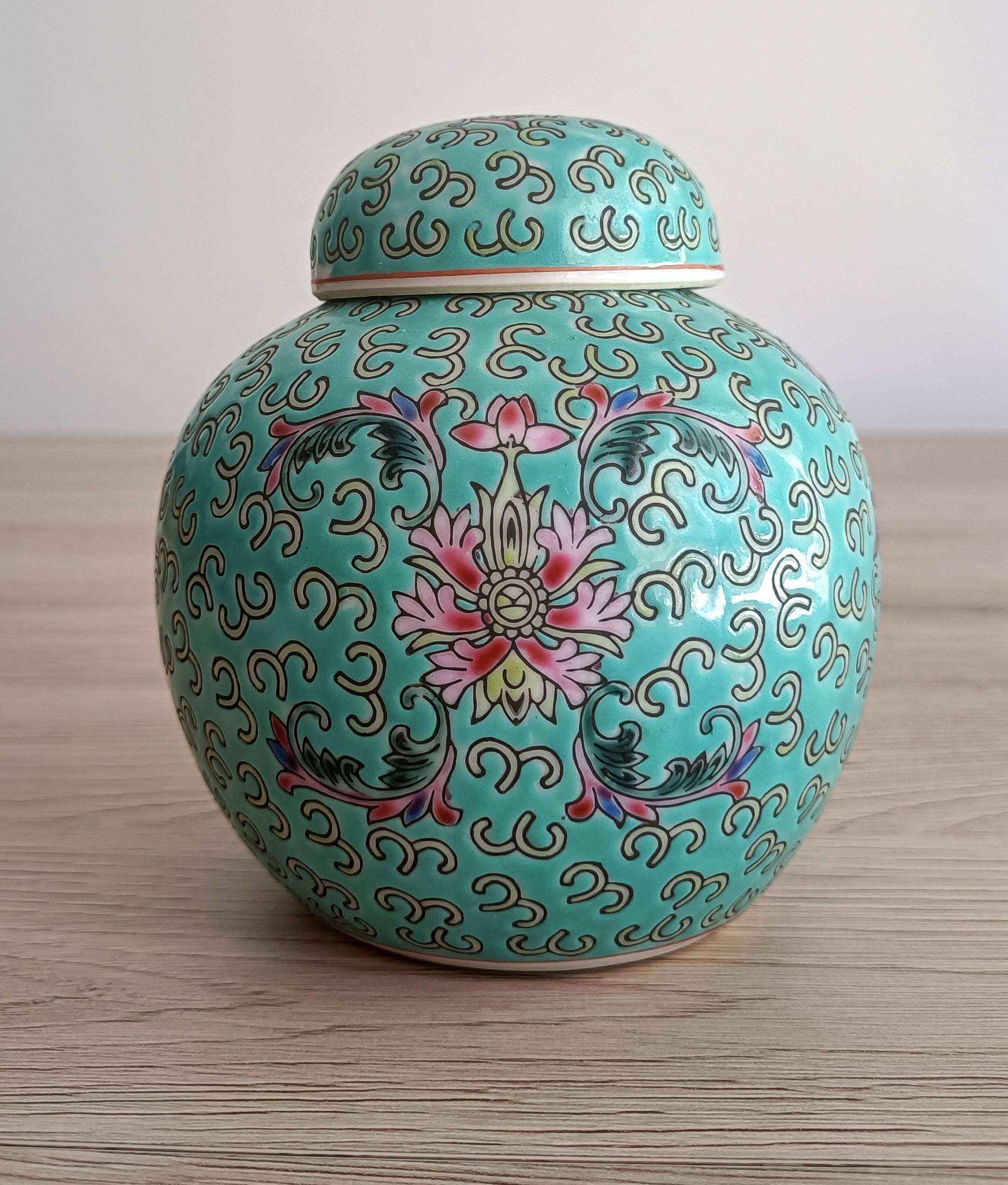 Pot à thé ou à gingembre Jingdezhen chinois