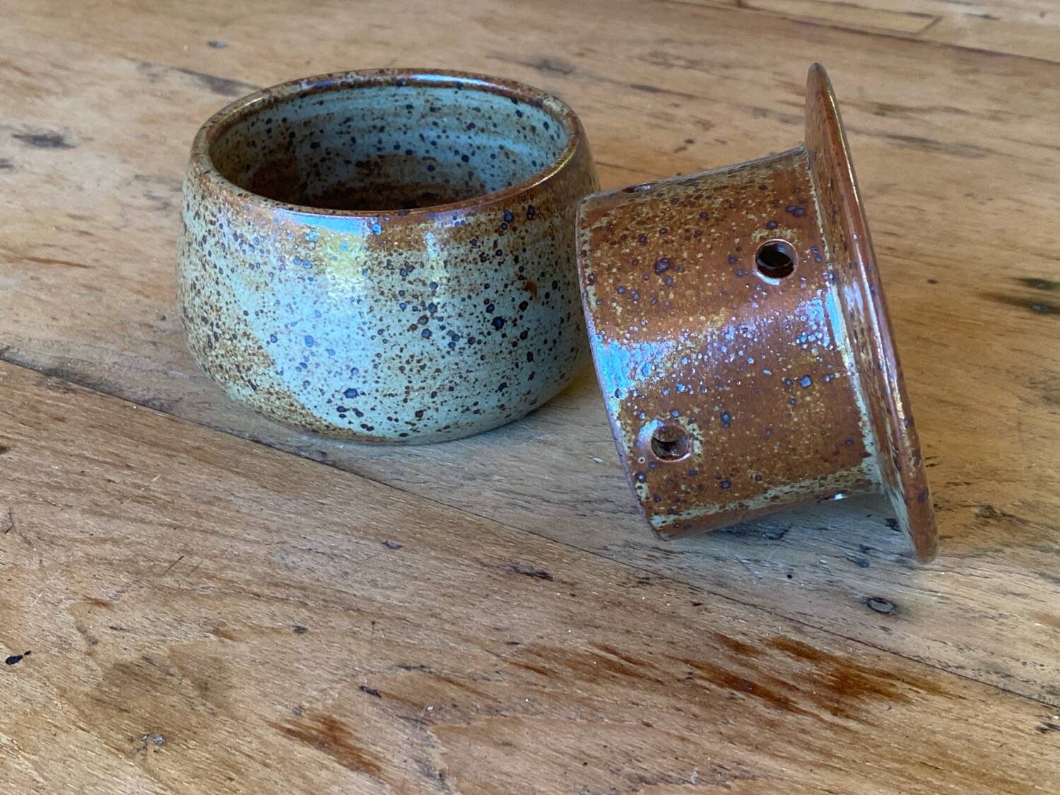 Beurrier à eau grès artisanal