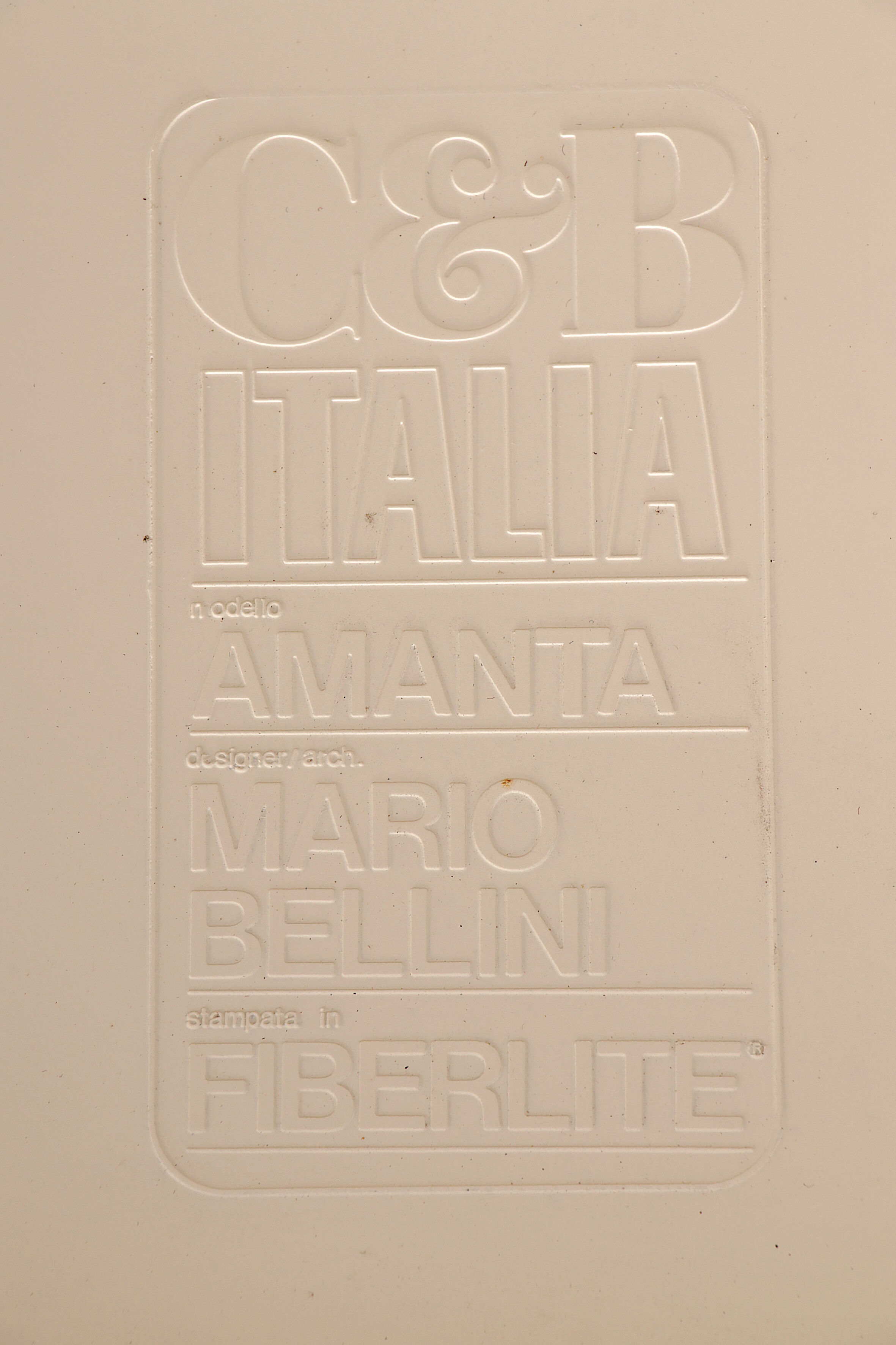 Mario Bellini Amanta modular sofa in orange leather for C&B Italy, 1960s