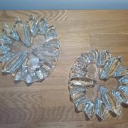 Pair of candle warmers, Bel Mondo candlesticks Georgshütte