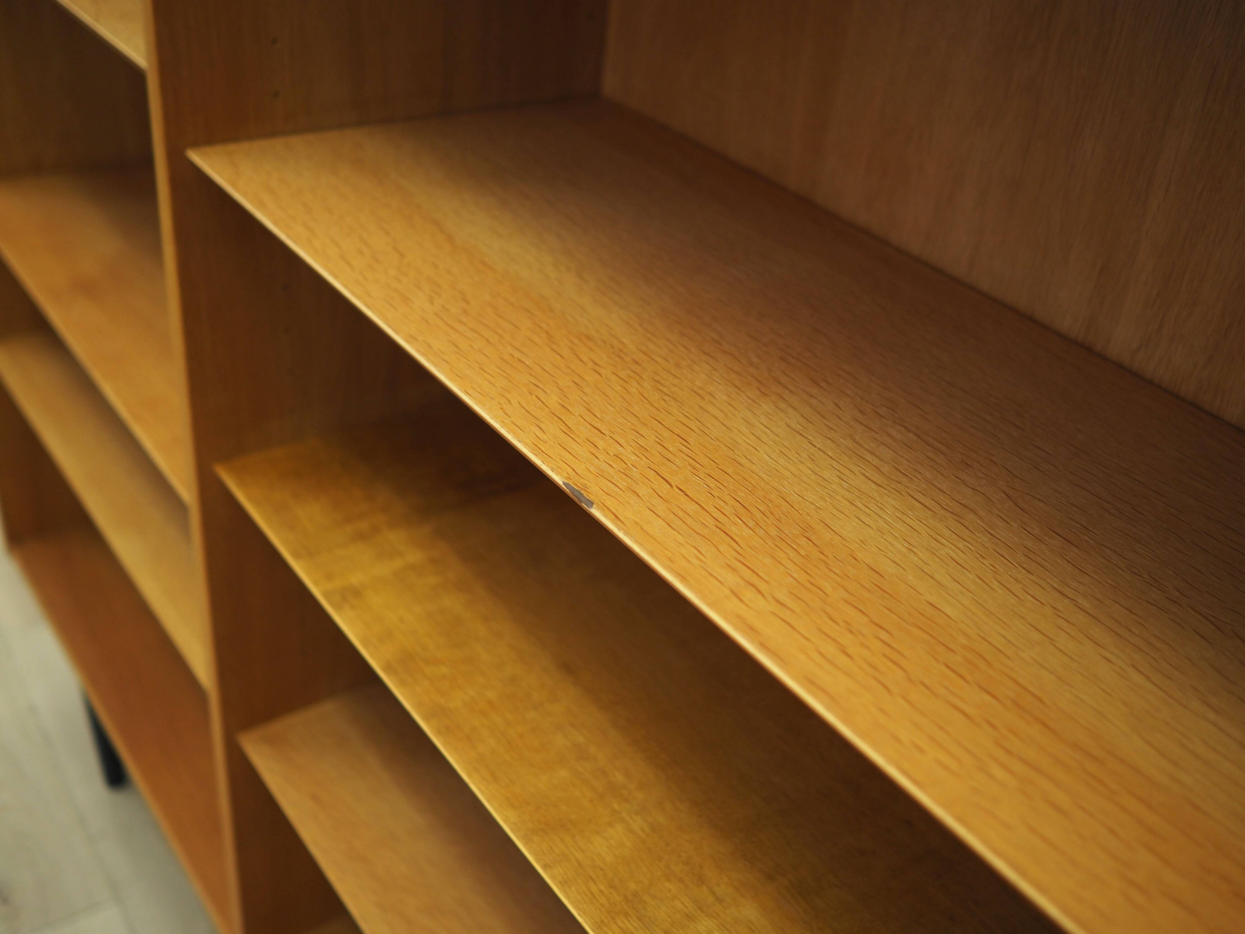 Ash bookcase, Danish design, 1970s, production: Hundevad