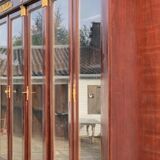 Mahogany bookcase 10 doors