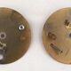 Beautiful pair of wall lights, gold metal, wheat ears, vintage, 48 cm, excellent condition.