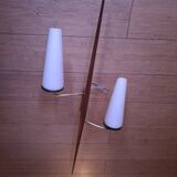 60's teak wall light from Maison Lunel