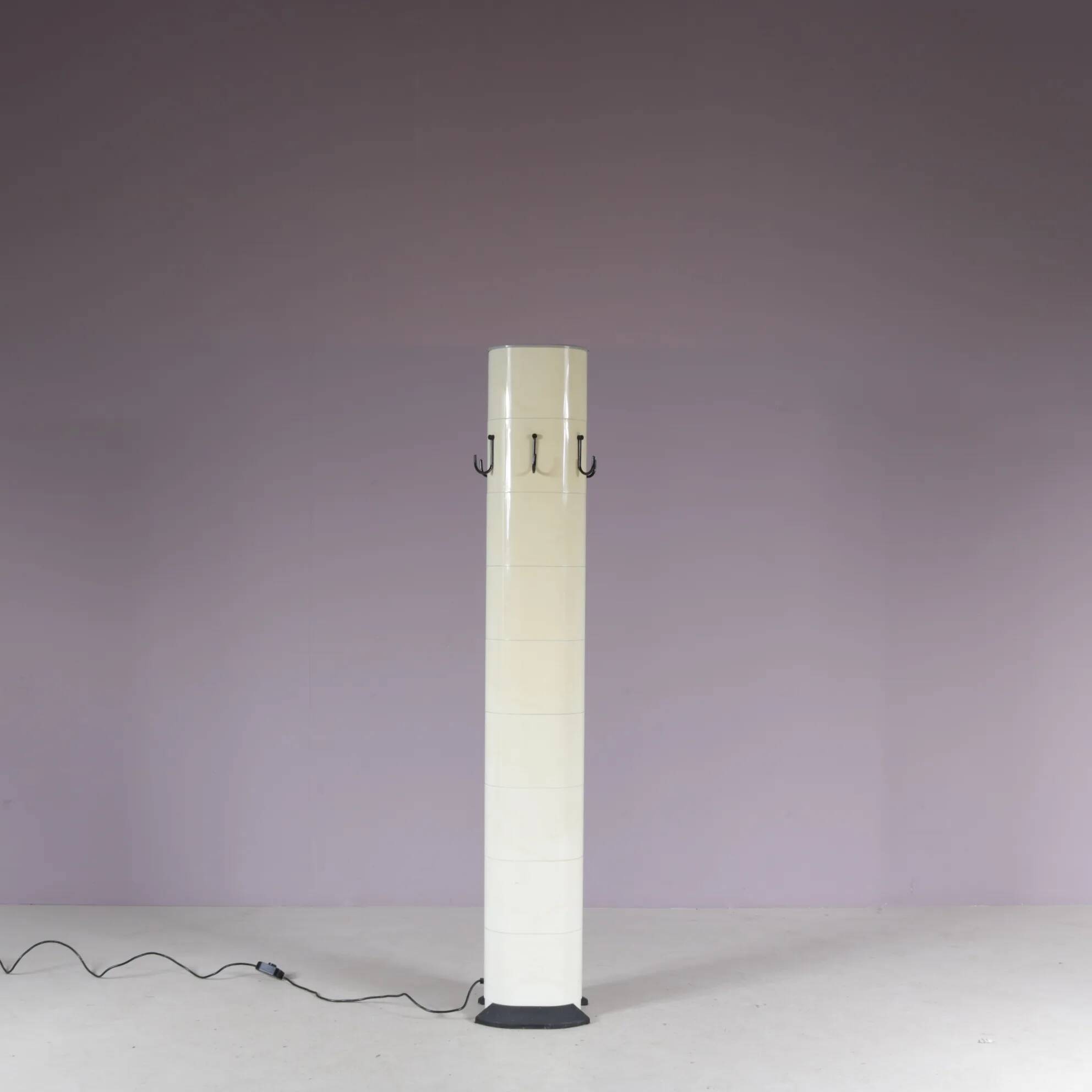 Coat hanger / floor lamp by Gae Aulenti for Stilnovo, Italy 1970