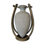 Amphore en verre avec support
