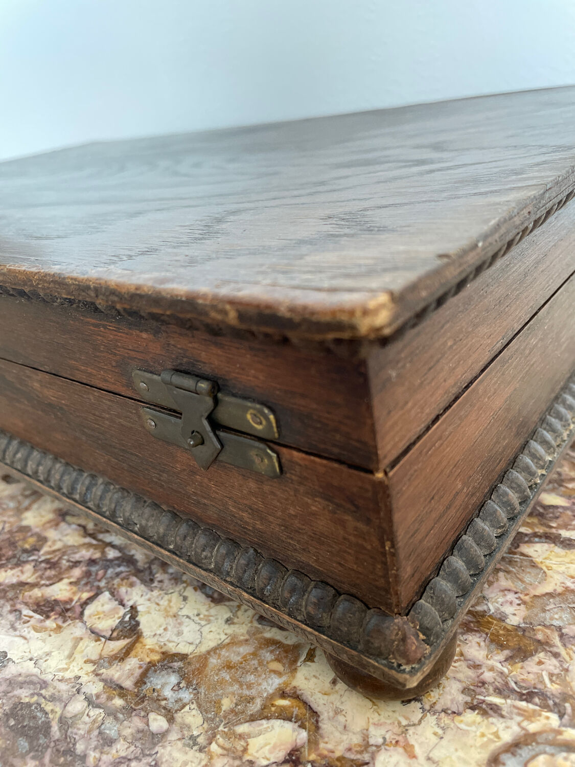 Wooden travel writing box
