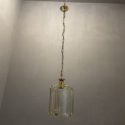 Italian glass brass pendant ceiling lamp