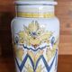 Old pharmacy pot made of earthenware from Portugal.