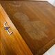 Vintage curtain wardrobe / archive cabinet with file supports