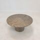 Round Italian Marble Coffee Table, 1980's