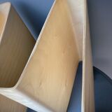 Design magazine holder in thermoformed wood