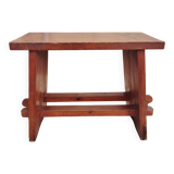 Small solid wood painter's bench