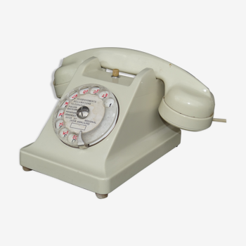 Ivory white dial phone 1950