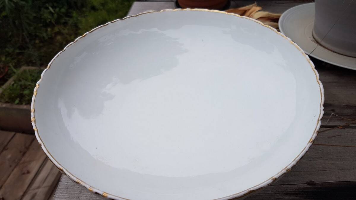 Limoge porcelain fruit bowl Gerard Dufraisseix Abbot - GDA