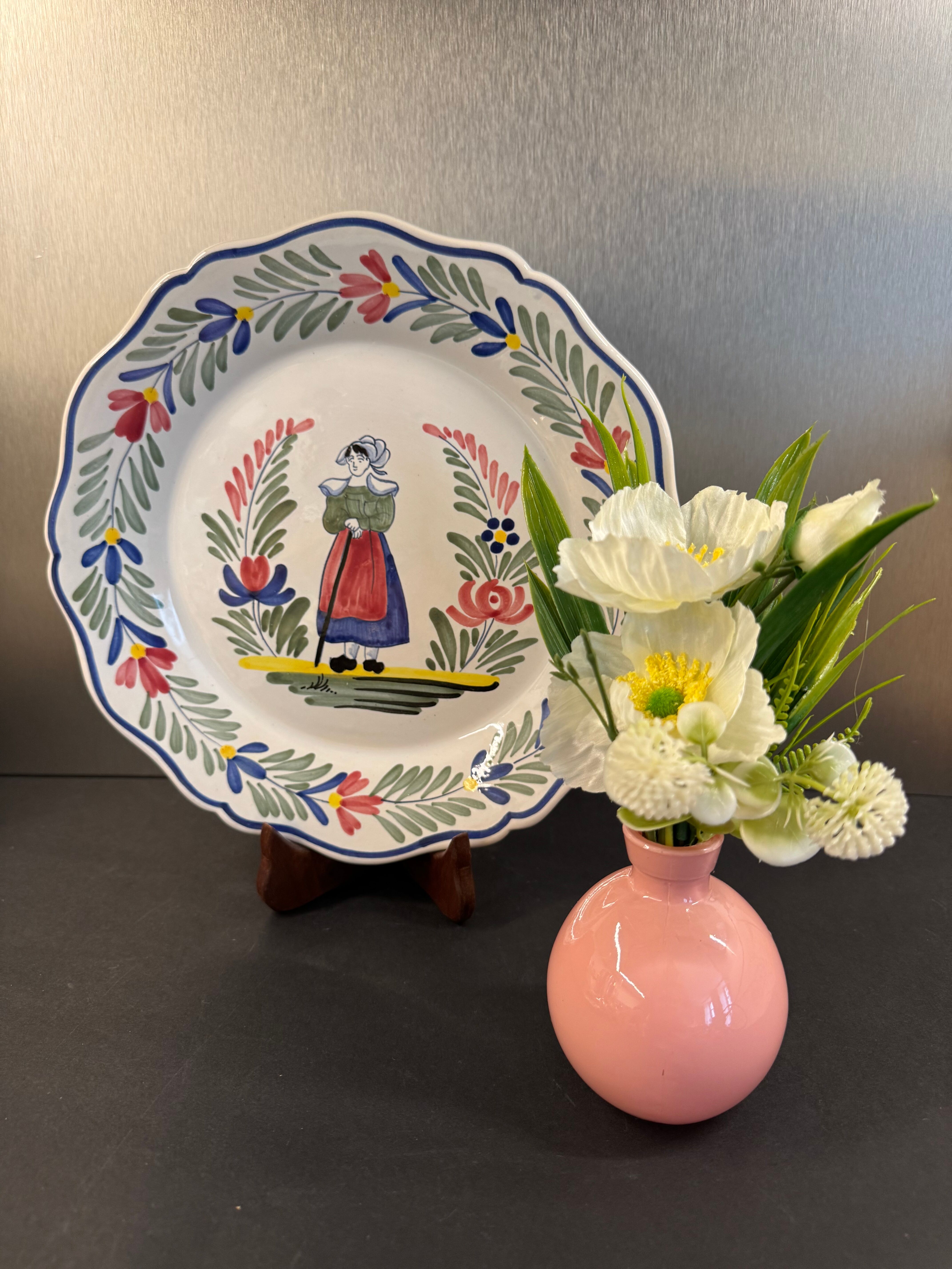 Quimper decorative plate