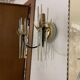 Murano glass rod sconces set of 2