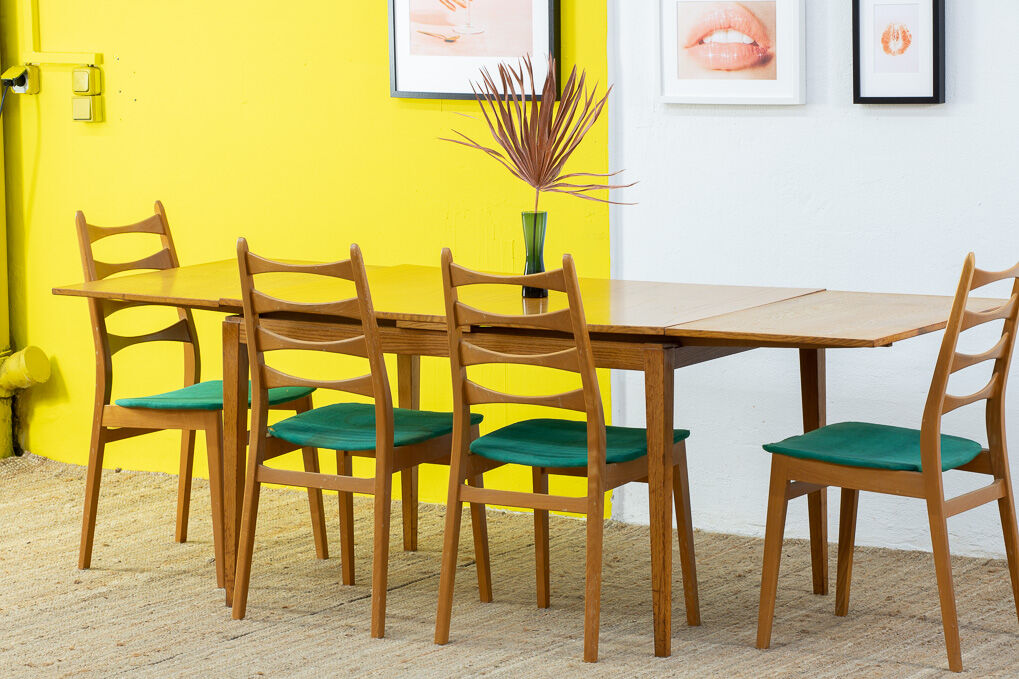 Vintage scandinavian table – 120 cm