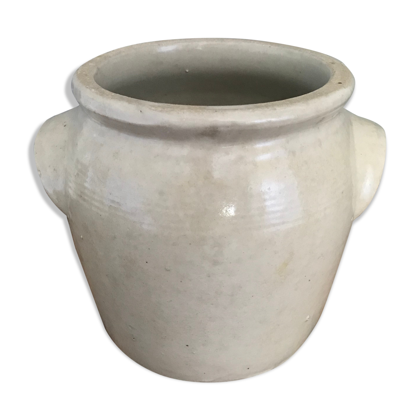 3l varnished sandstone pot